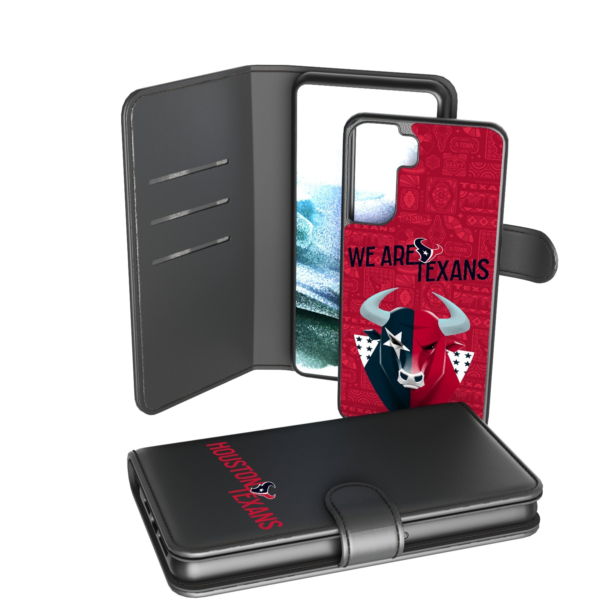 Houston Texans 2024 Illustrated Limited Edition Wallet Phone Case 2
