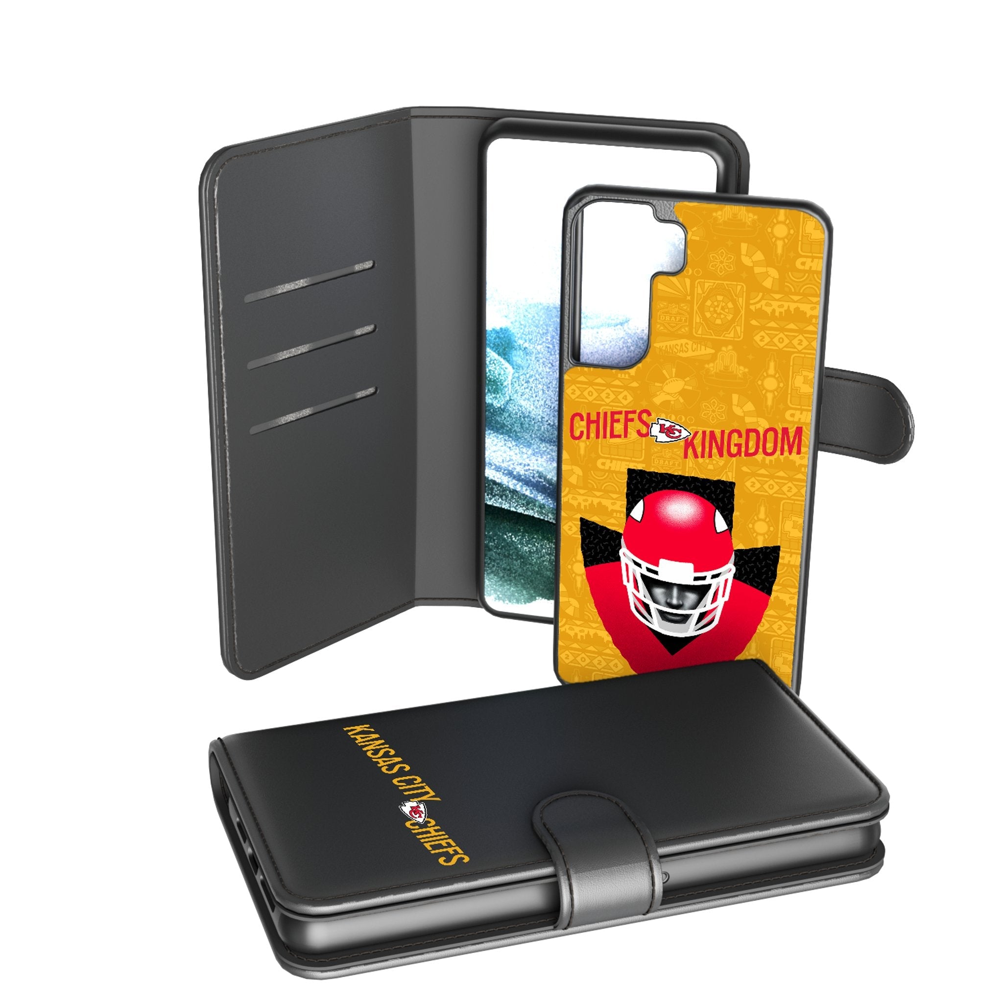 Kansas City Chiefs 2024 Illustrated Limited Edition Wallet Phone Case 2