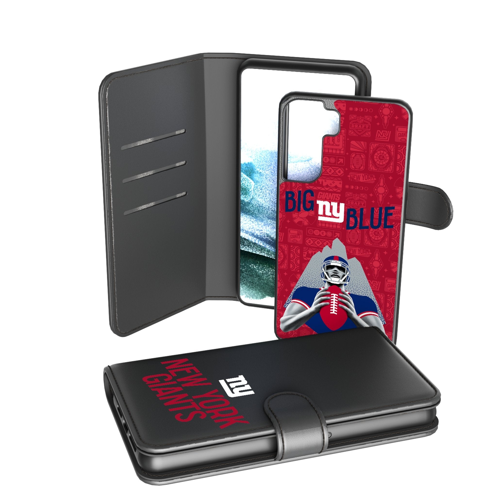 New York Giants 2024 Illustrated Limited Edition Wallet Phone Case 2