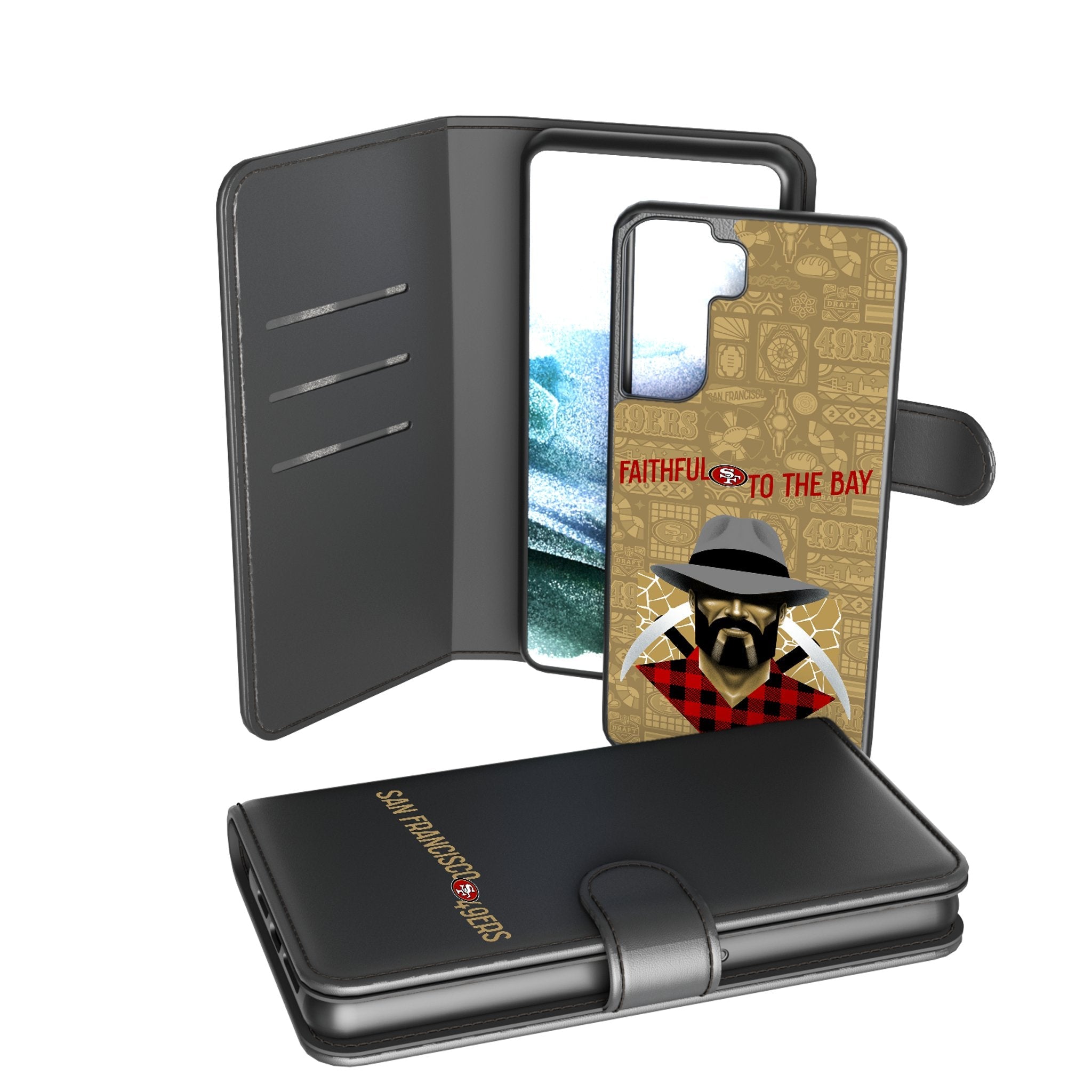 San Francisco 49ers 2024 Illustrated Limited Edition Wallet Phone Case