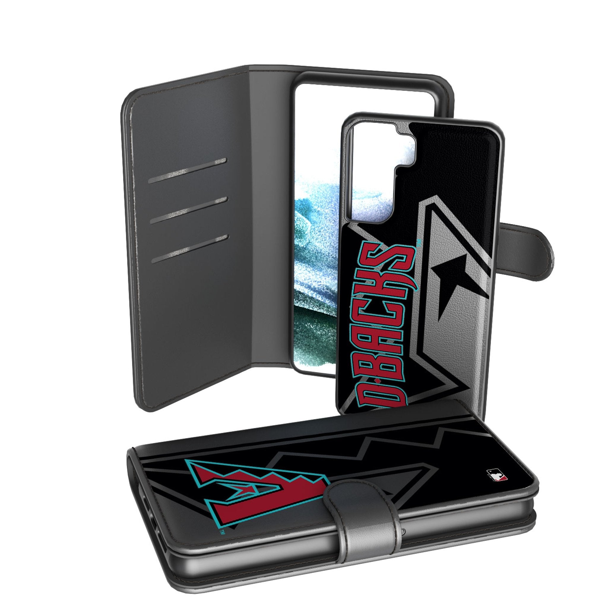 Arizona Diamondbacks Monocolor Tilt Wallet Phone Case 2