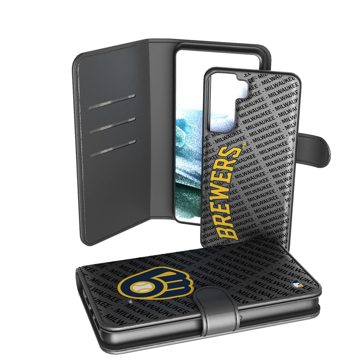 Milwaukee Brewers Tilt Wallet Case 2