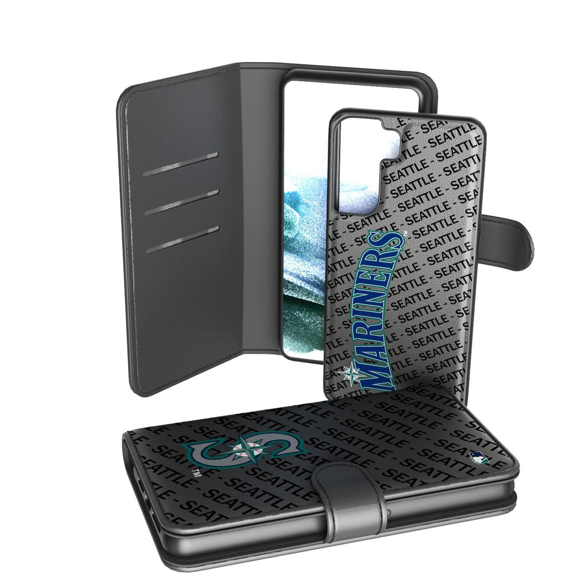 Seattle Mariners Tilt Wallet Case 2