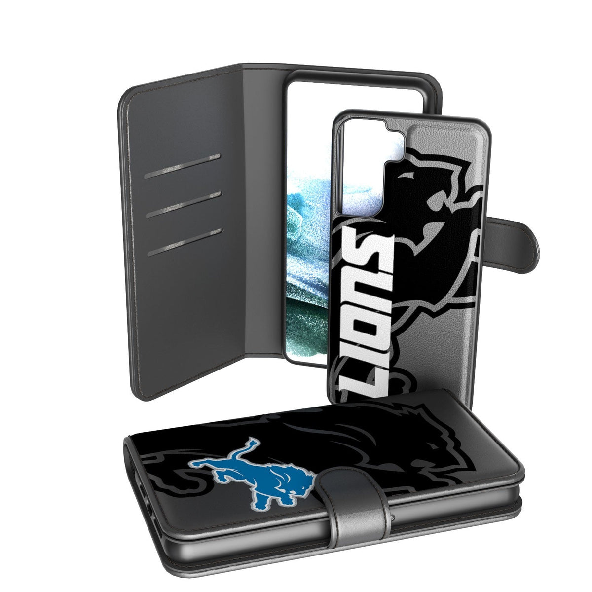 Detroit Lions Tilt Wallet Case 2