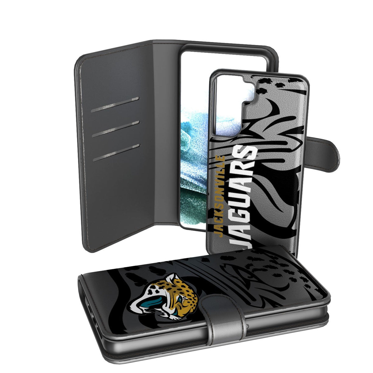 Jacksonville Jaguars Tilt Wallet Case 2
