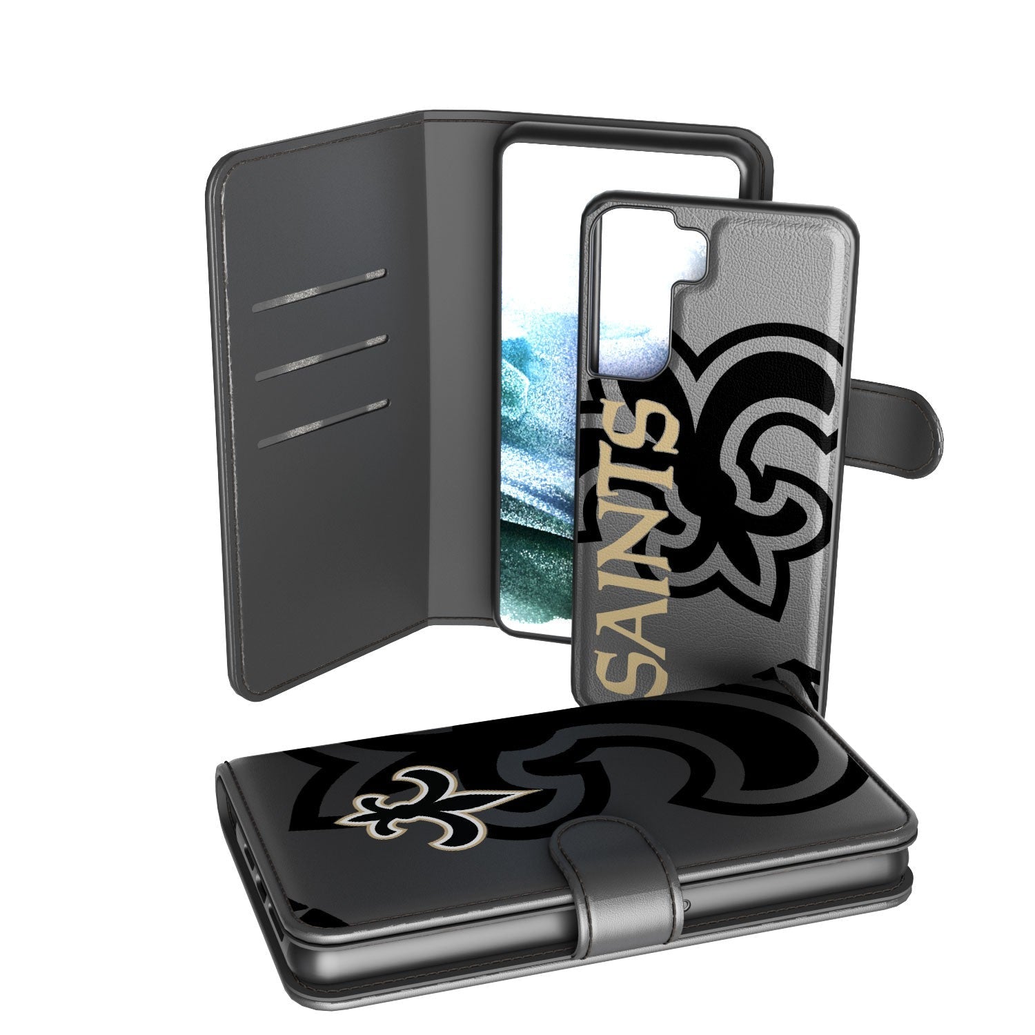 New Orleans Saints Tilt Wallet Case 2