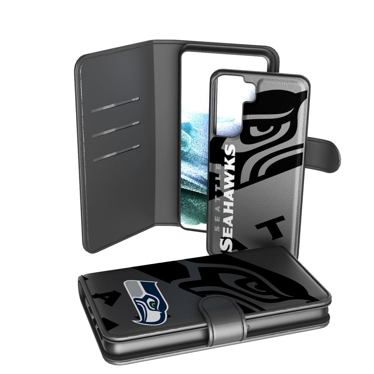 Seattle Seahawks Tilt Wallet Case 2
