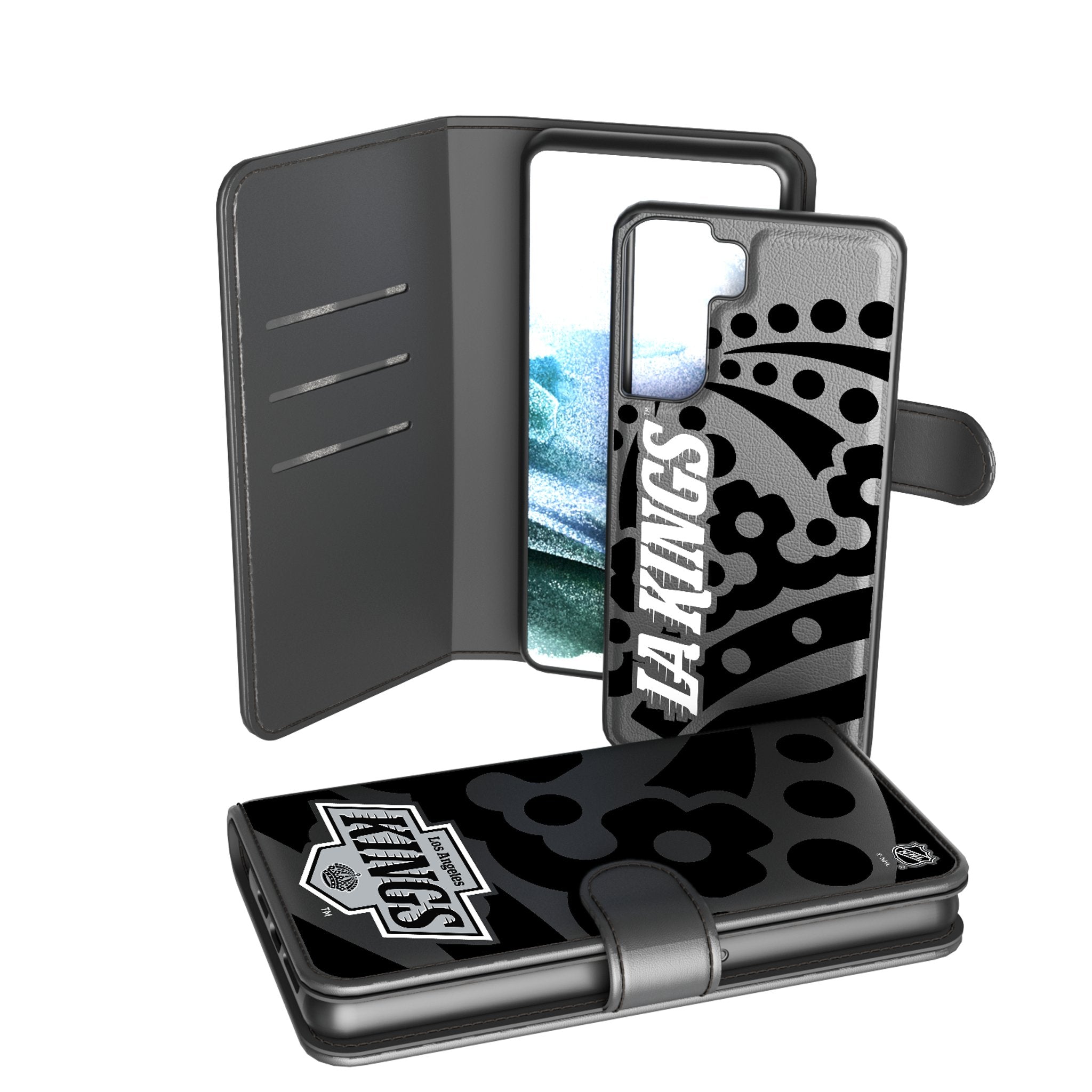 LA Kings Monocolor Tilt Wallet Phone Case
