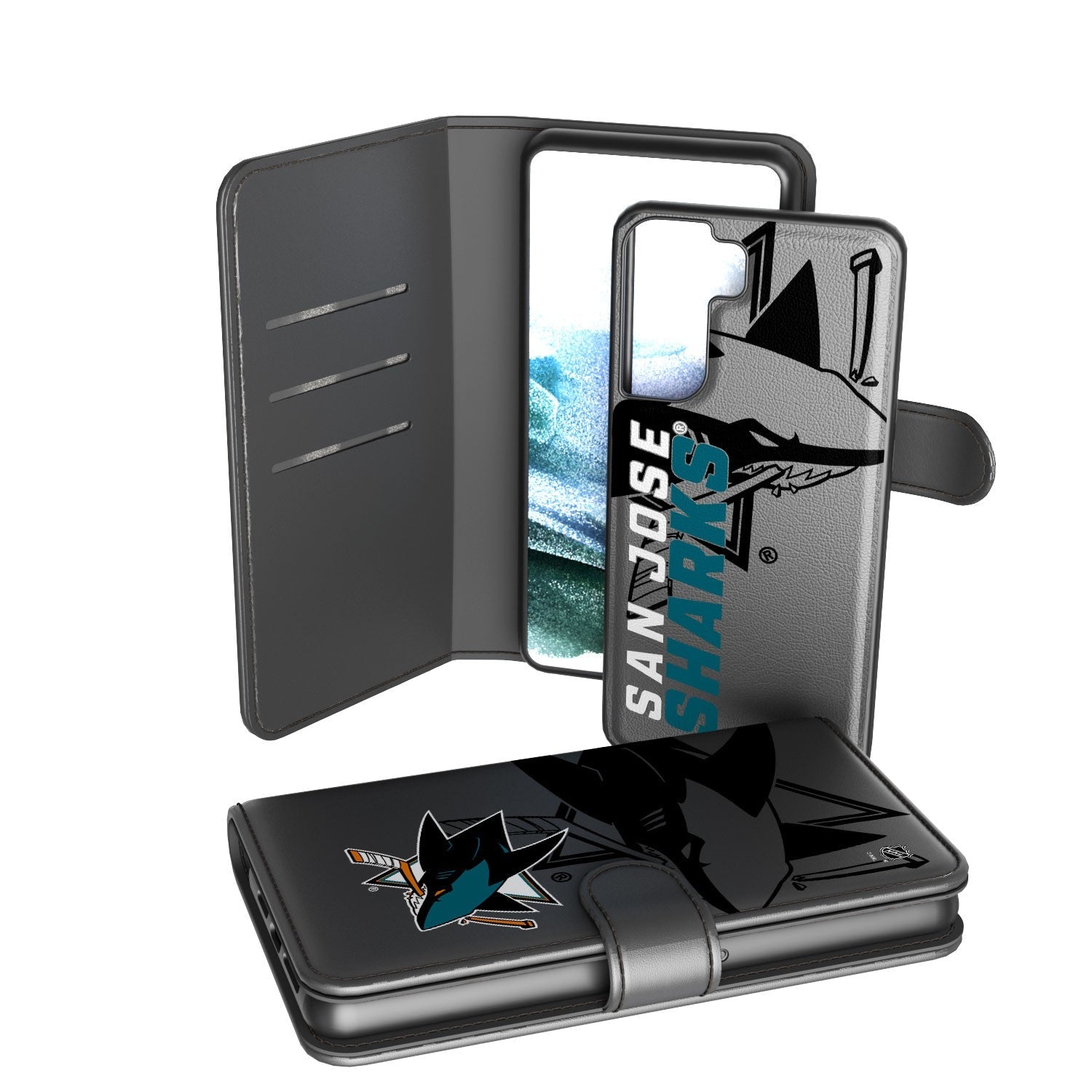 San Jose Sharks Tilt Wallet Case