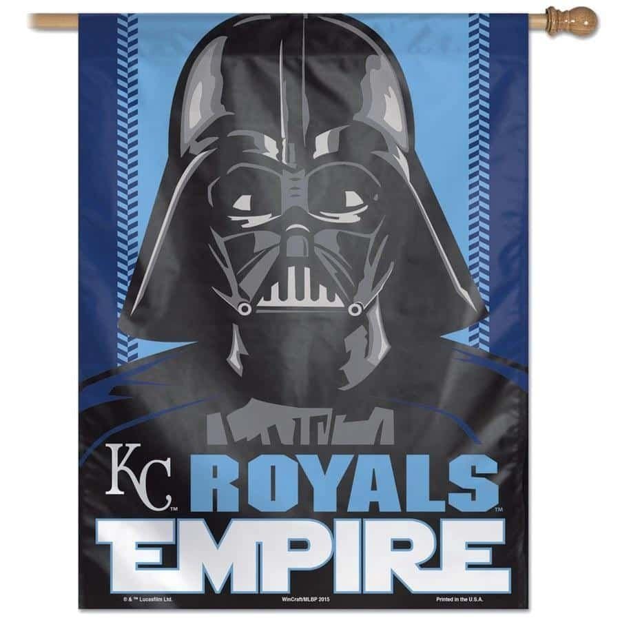 Kansas City Royals Empire Flag Star Wars Darth Vader