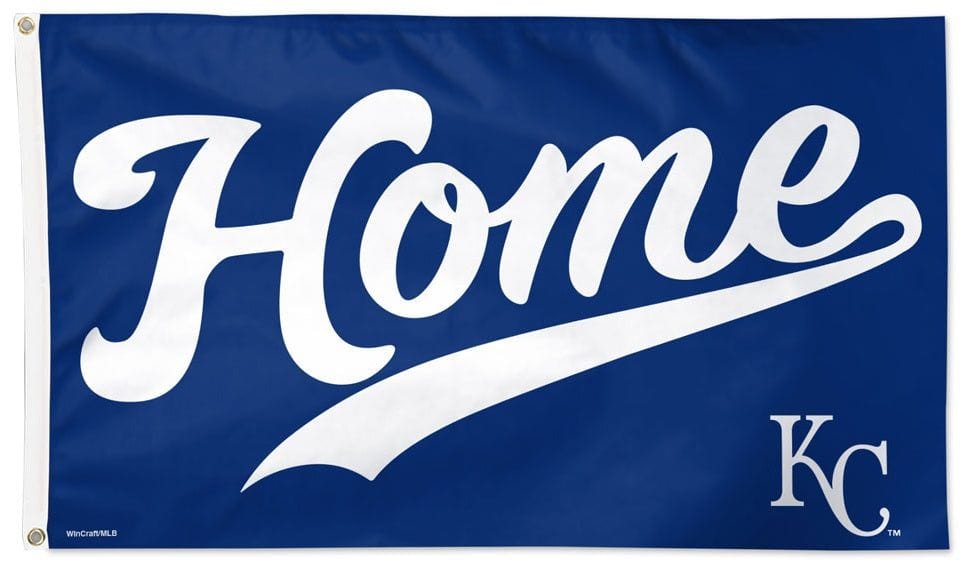 Kansas City Royals Flag 3x5 Home KC Logo