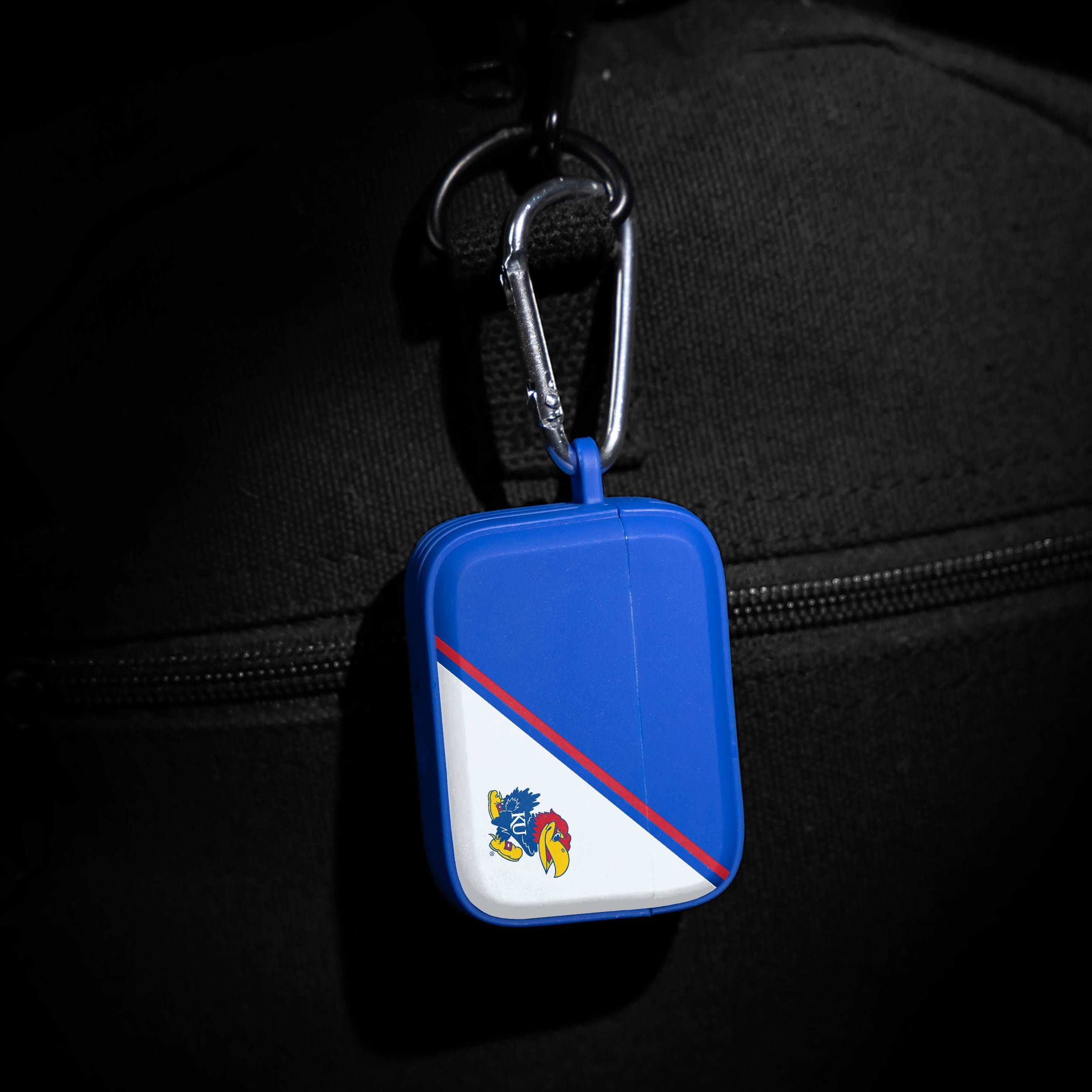 Kansas Jayhawks HDX Champion Series Apple AirPods Pro 1 & 2 Case Cover | Affinity Bands 3
