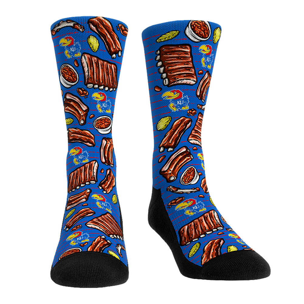 Kansas Jayhawks - BBQ All-Over | Rock 'Em Socks