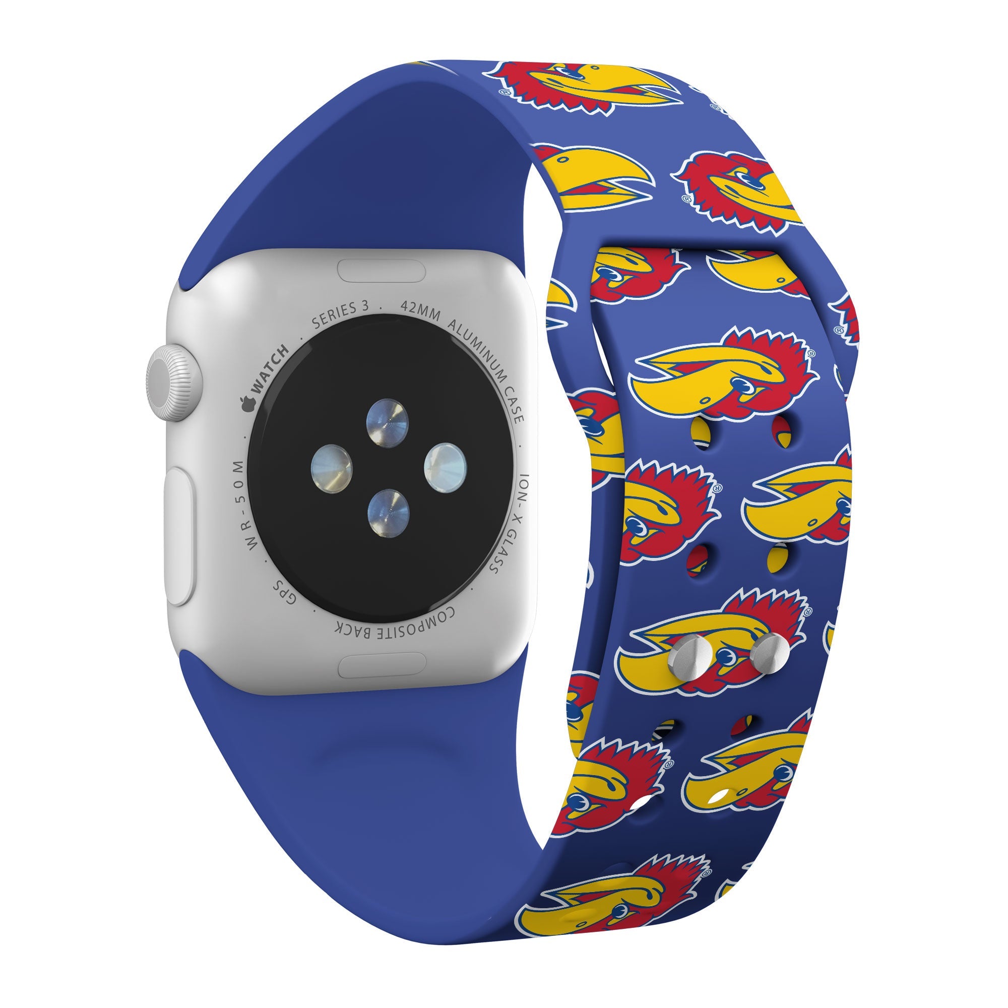 Kansas Jayhawks HD Apple Watch Band 11