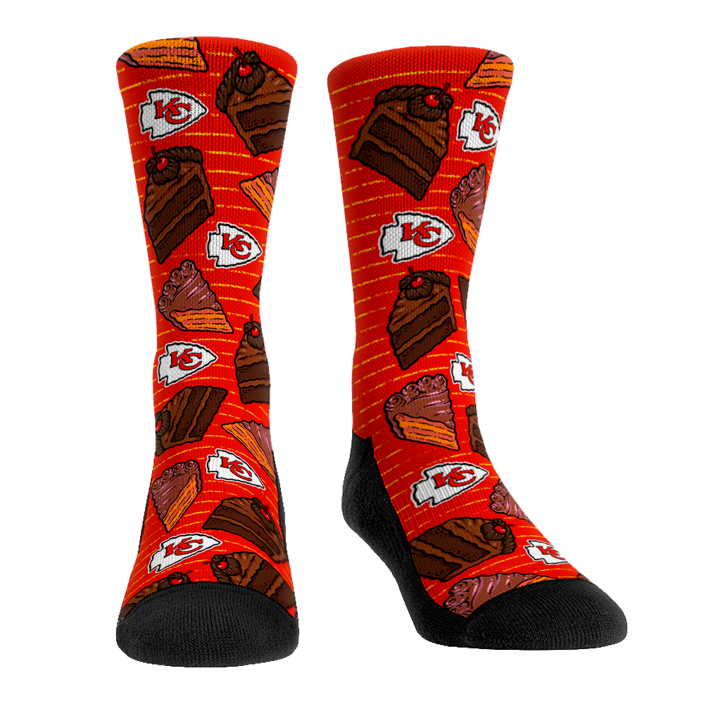 Kansas City Chiefs - Chocolate Cake All-Over | Rock 'Em Socks