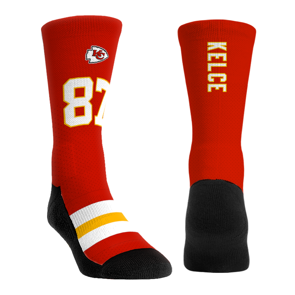 Travis Kelce - Kansas City Chiefs  - Jersey (Red) | Rock 'Em Socks