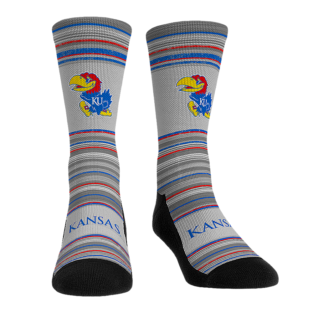 Kansas Jayhawks - Heather Classics | Rock 'Em Socks
