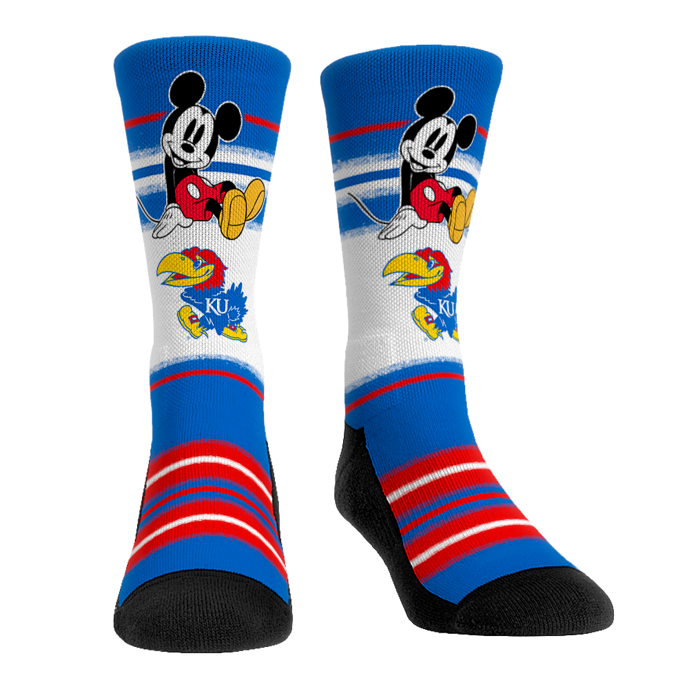 Kansas Jayhawks - Disney  - Sit Stripe | Rock 'Em Socks