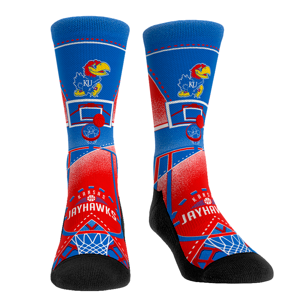Kansas Jayhawks - Nothing But Net | Rock 'Em Socks