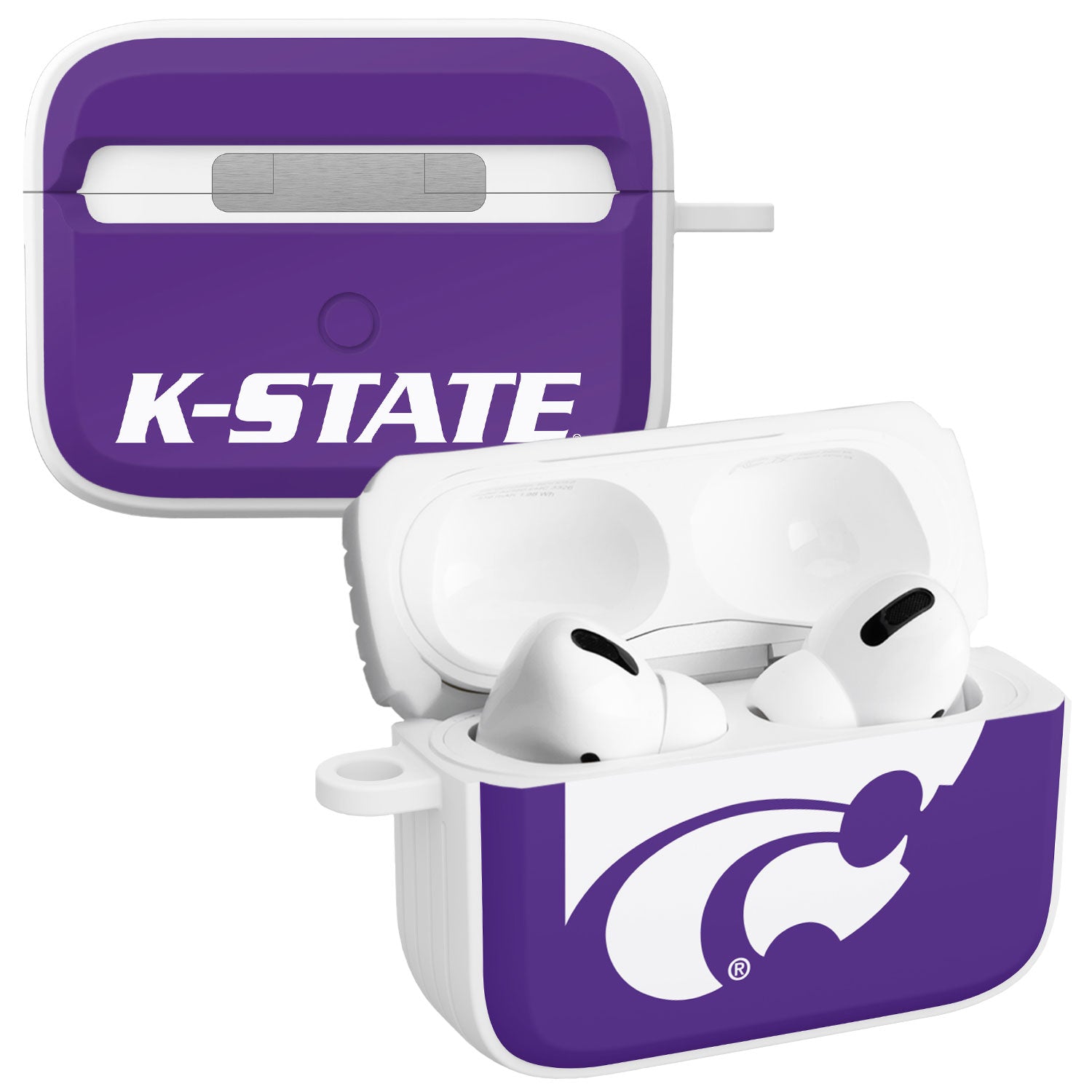 Kansas State Wildcats HDX Apple Airpods Pro 1 & 2 Case Cover 1