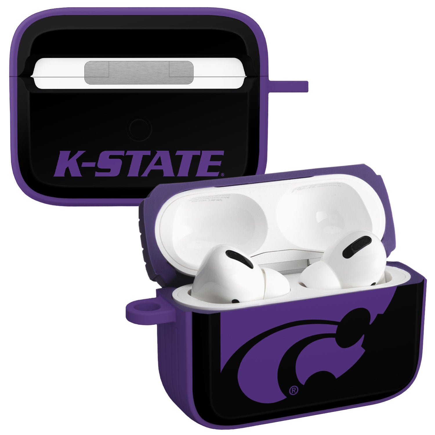Kansas State Wildcats HDX Apple Airpods Pro 1 & 2 Case Cover 4