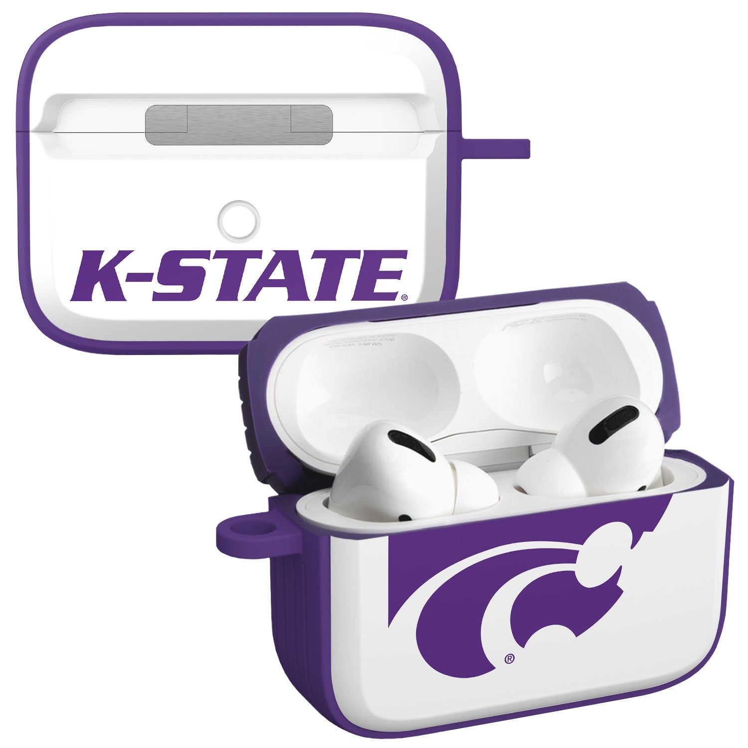 Kansas State Wildcats HDX Apple Airpods Pro 1 & 2 Case Cover 8