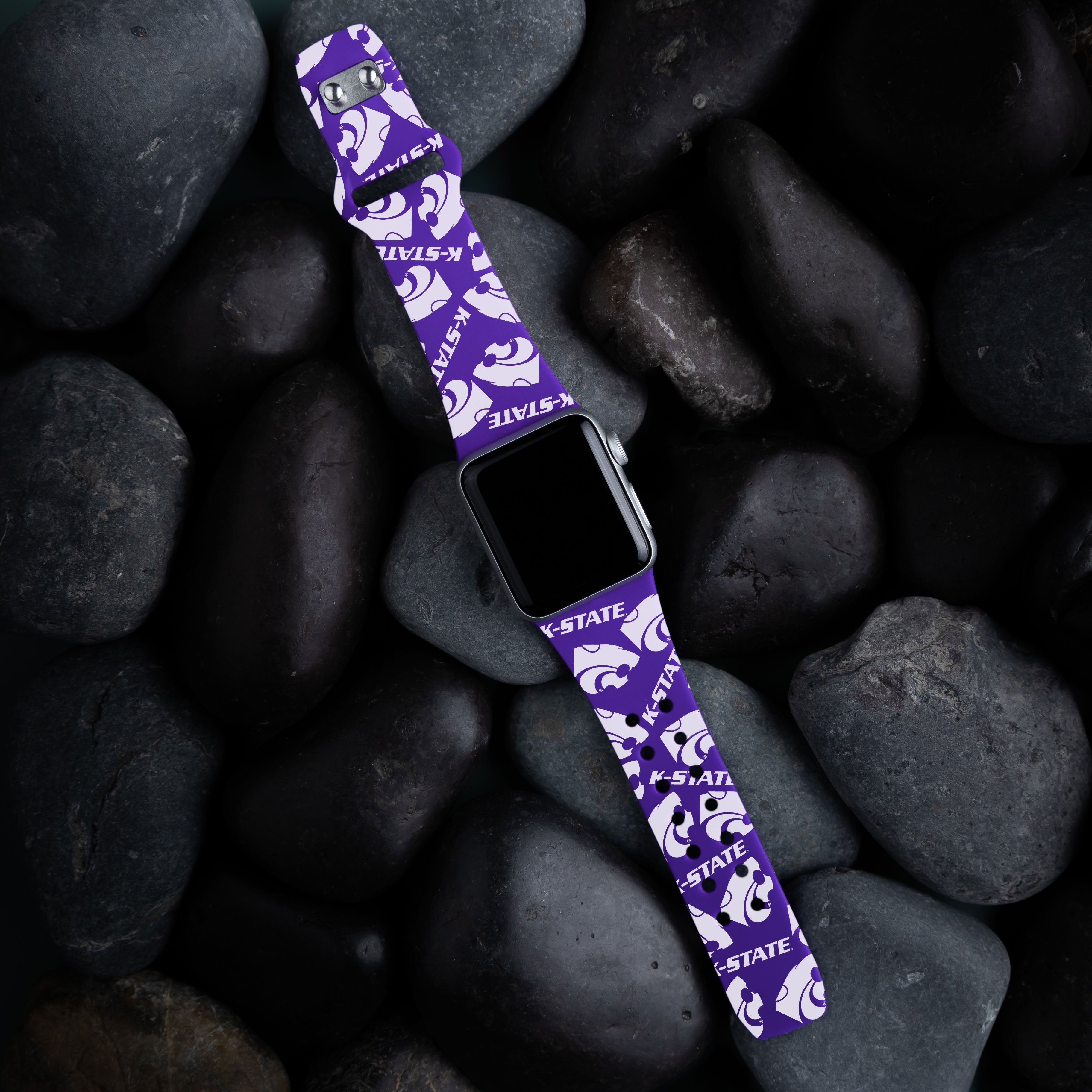 Kansas State Wildcats HD Apple Watch Band 14