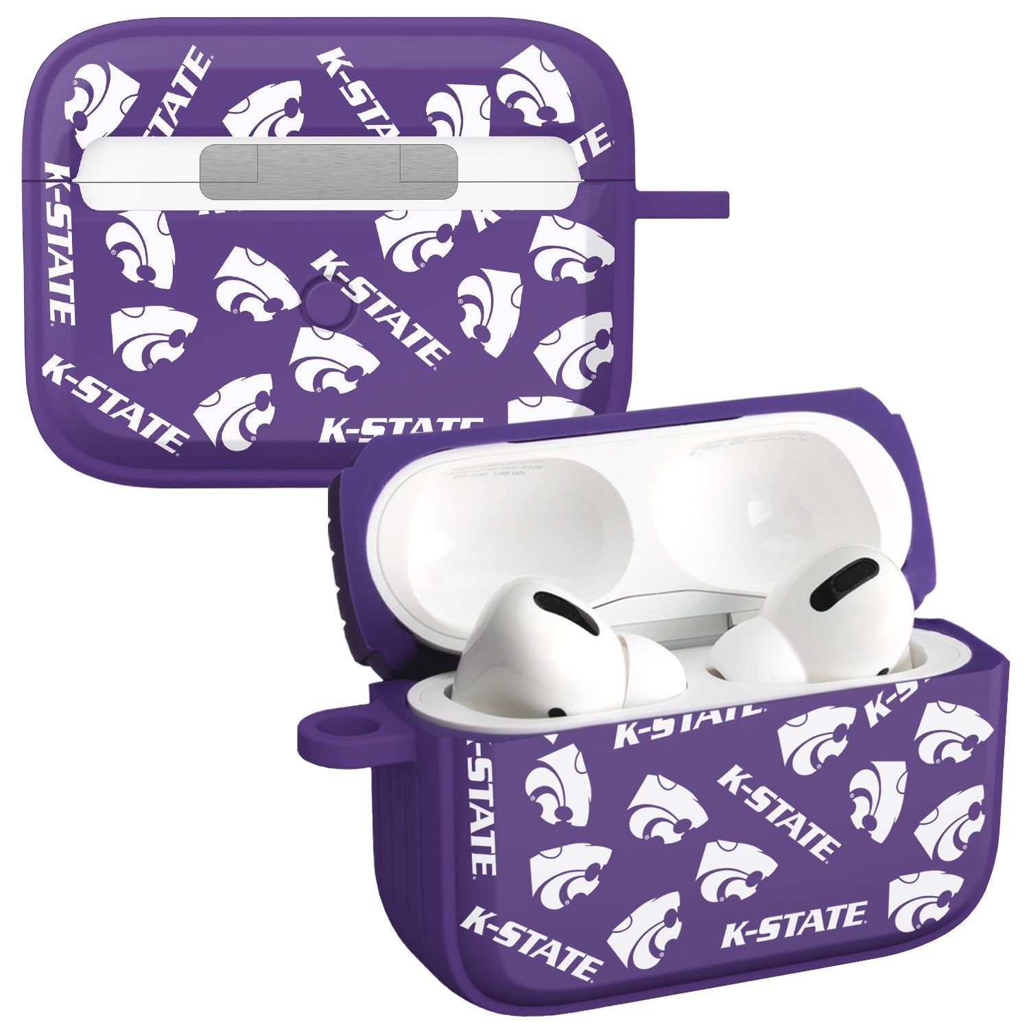 Kansas State Wildcats HDX Apple Airpods Pro 1 & 2 Case Cover 12
