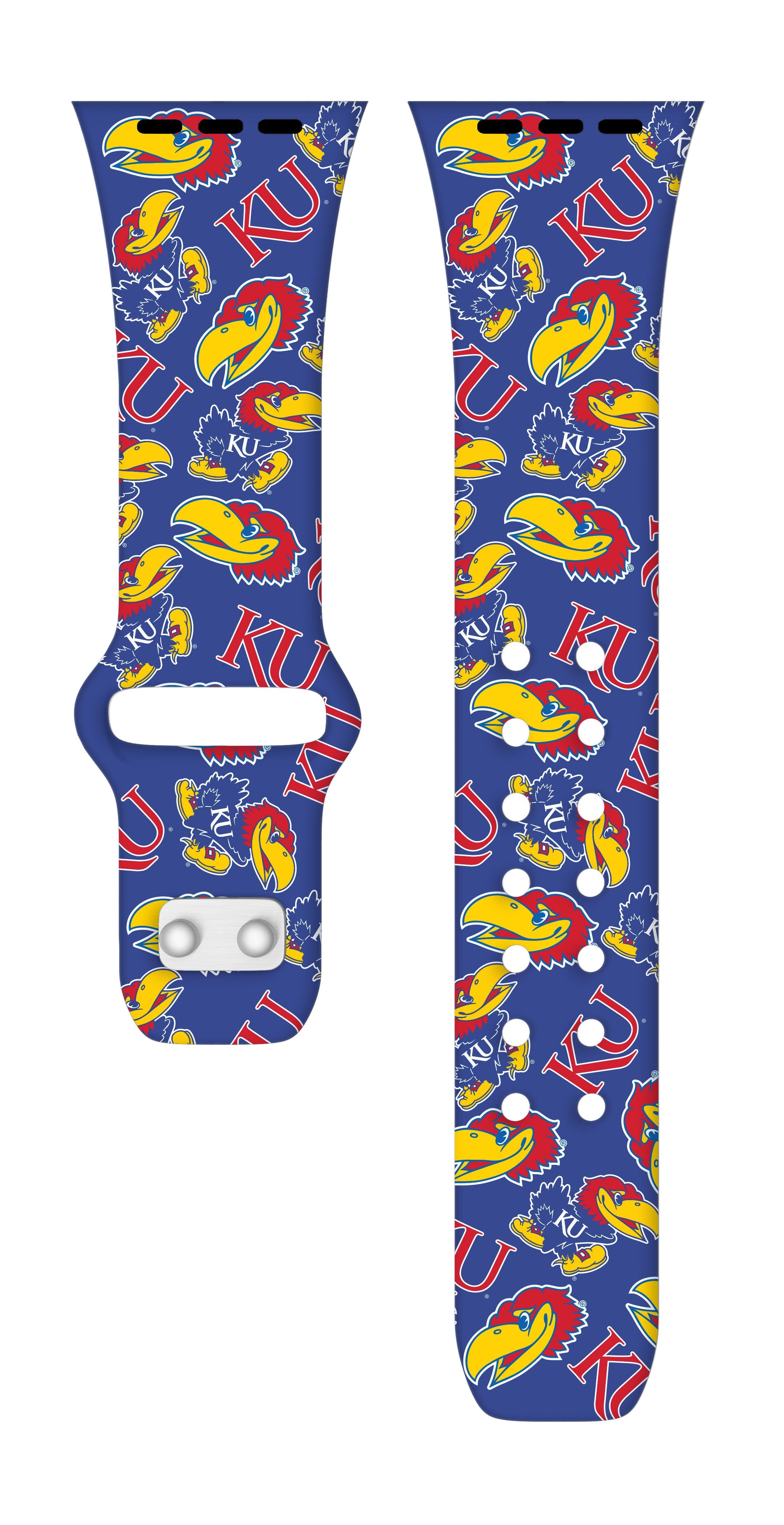 Kansas Jayhawks HD Apple Watch Band 18