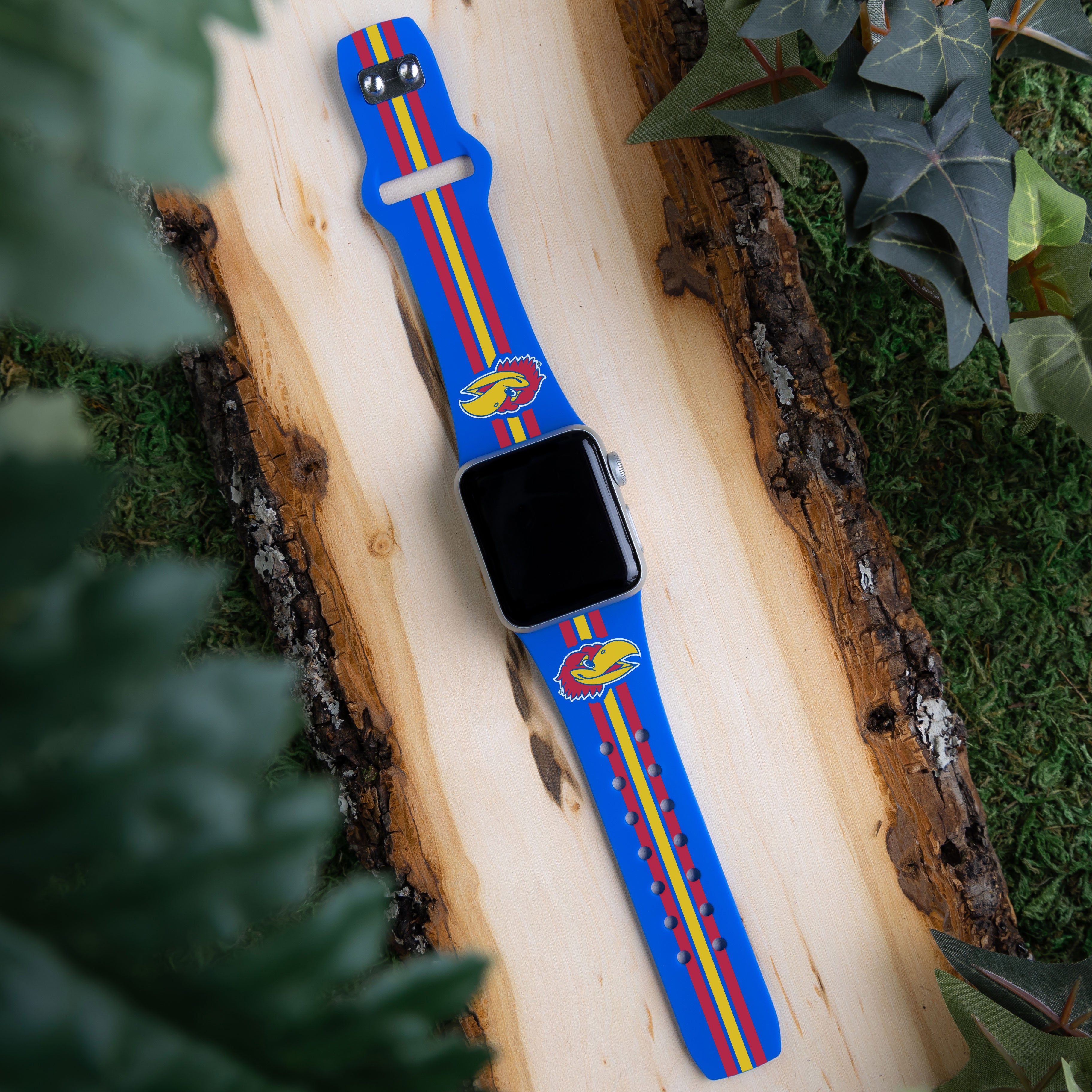 Kansas Jayhawks HD Apple Watch Band 2