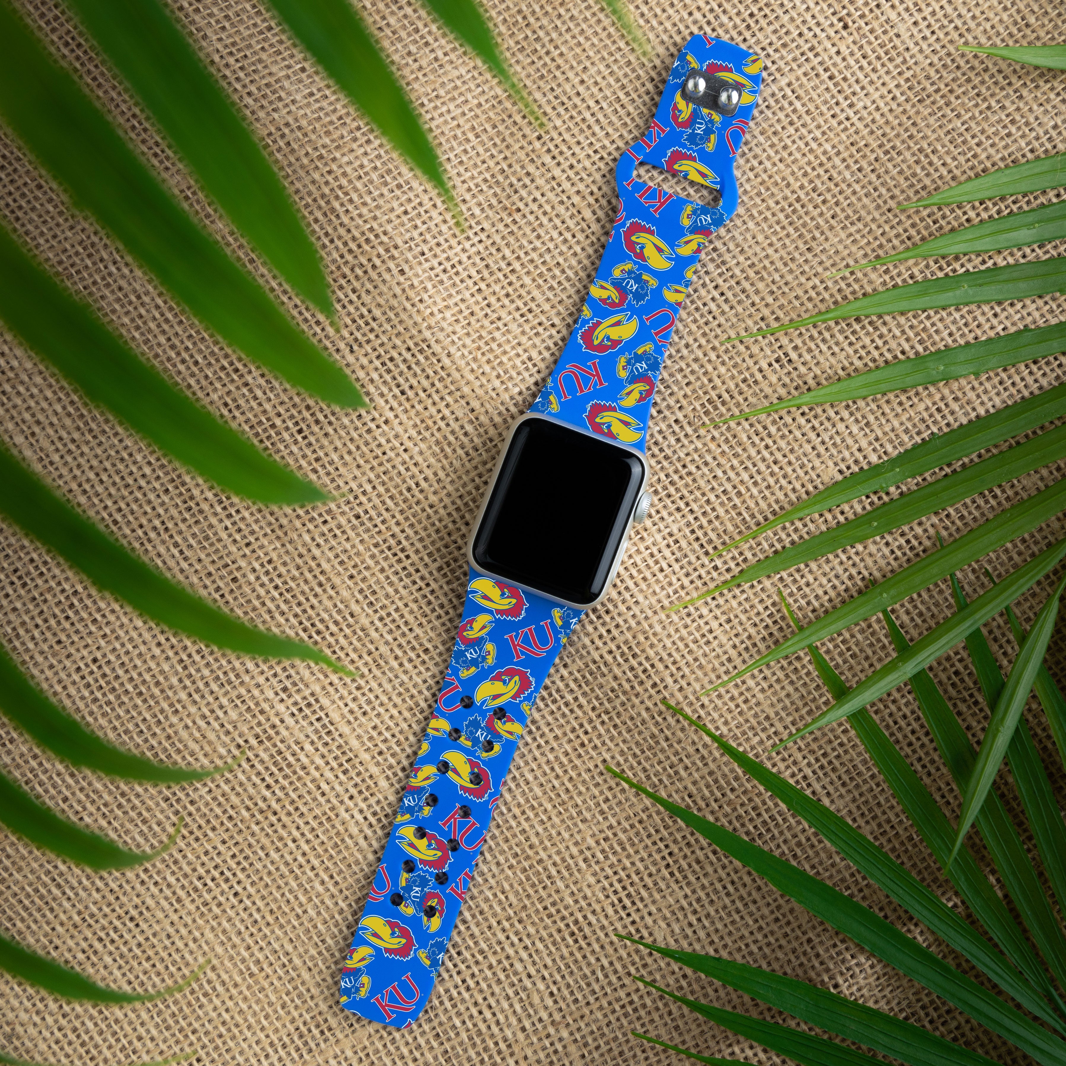 Kansas Jayhawks HD Apple Watch Band 14