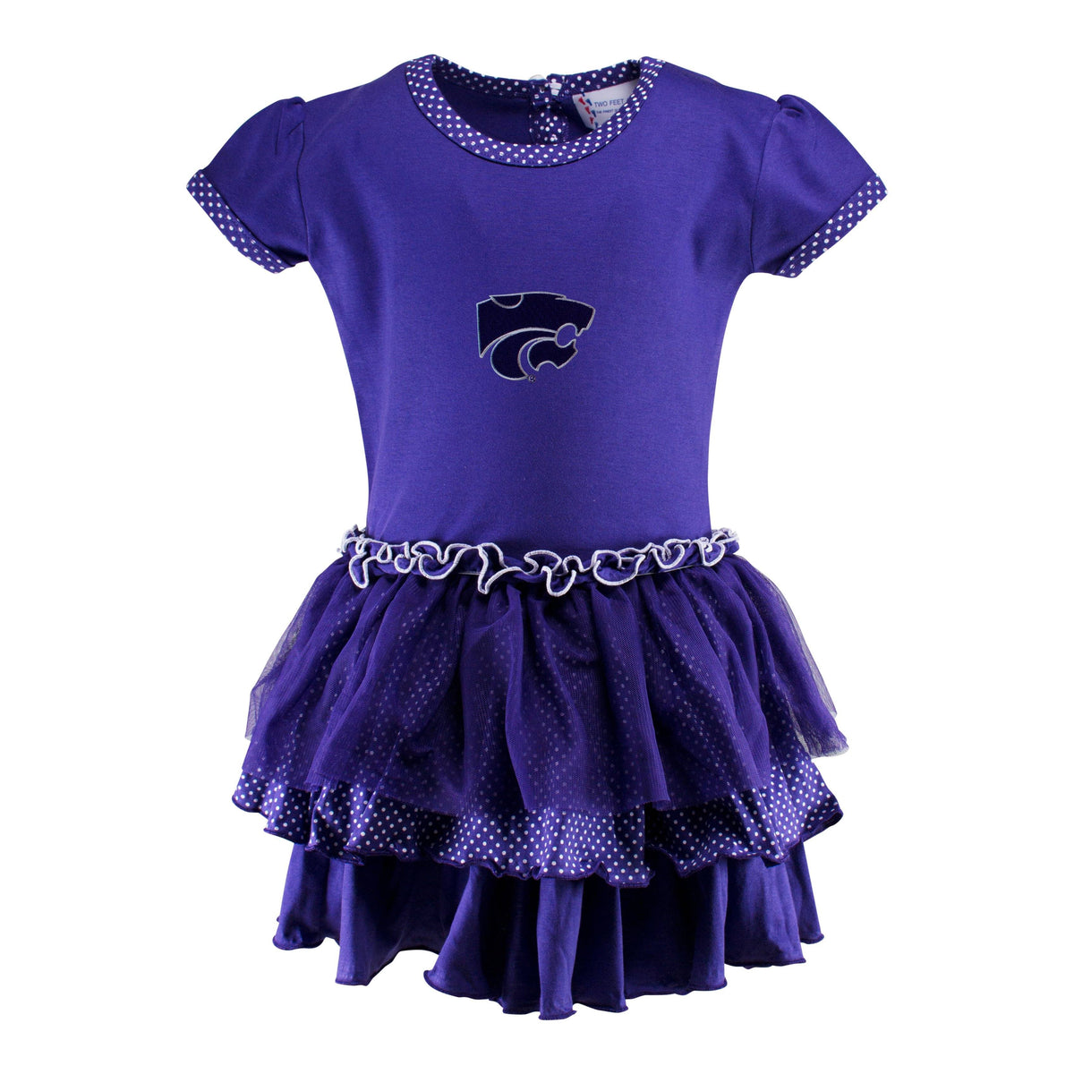 Kansas State Pin Dot Tutu Dress | Two Feet Ahead 1