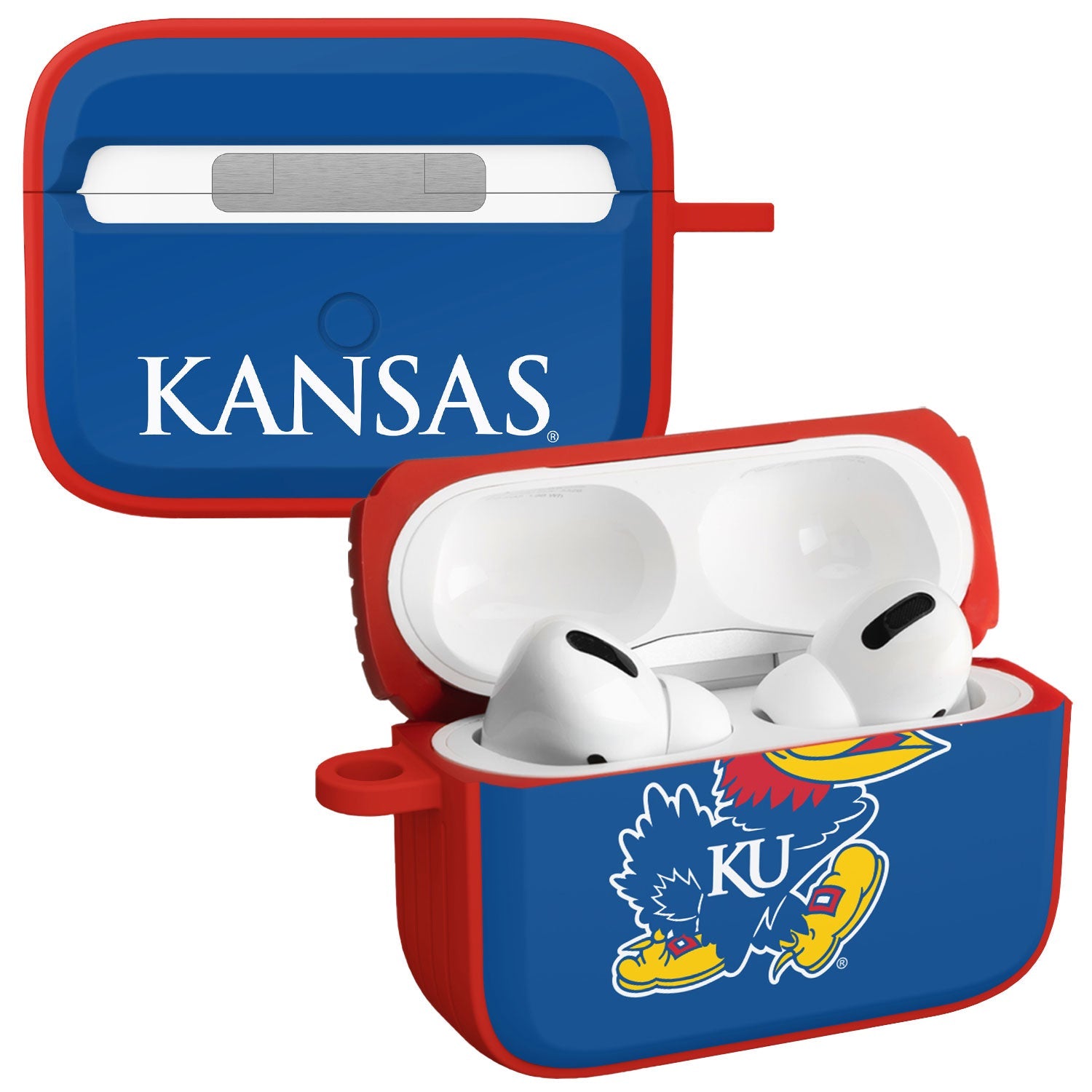 Kansas Jayhawks HDX AirPods Pro 1 & 2 Case Cover | Affinity Bands