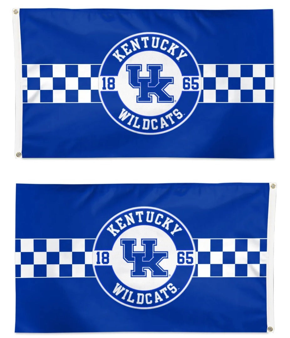 Kentucky Wildcats 2 Sided Embroidered 3x5 Flag