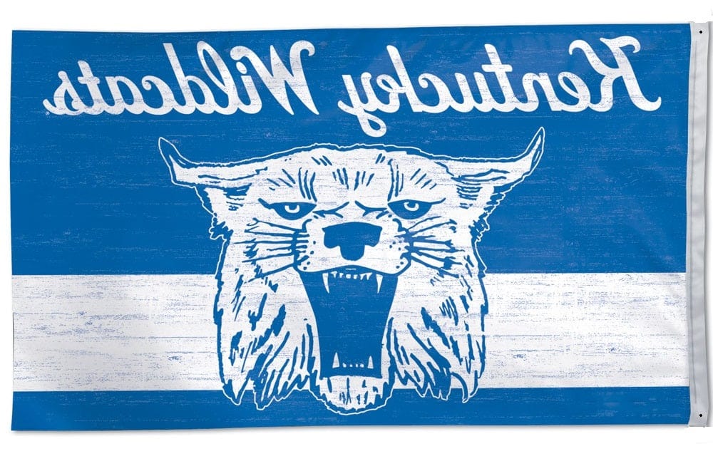 Kentucky Wildcats Flag 3x5 Throwback Vault Logo