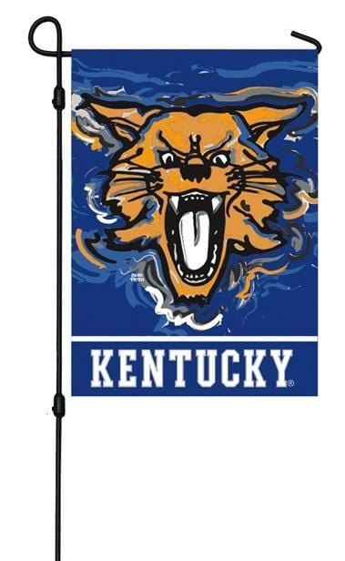 Kentucky Wildcats Garden Flag 2 Sided Justin Patten