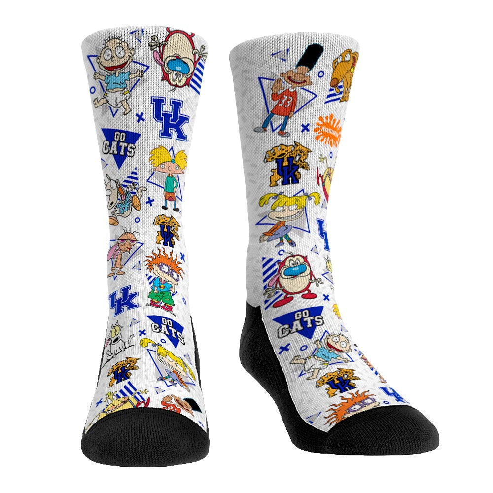 Kentucky Wildcats - 90's Nickelodeon Characters All-Over | Rock 'Em Socks