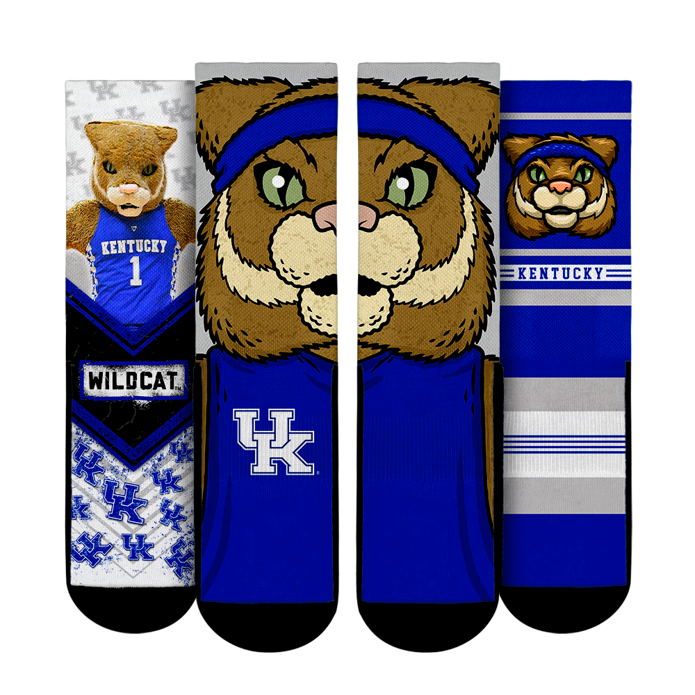 Kentucky Wildcats - Mascot 3-Pack | Rock 'Em Socks