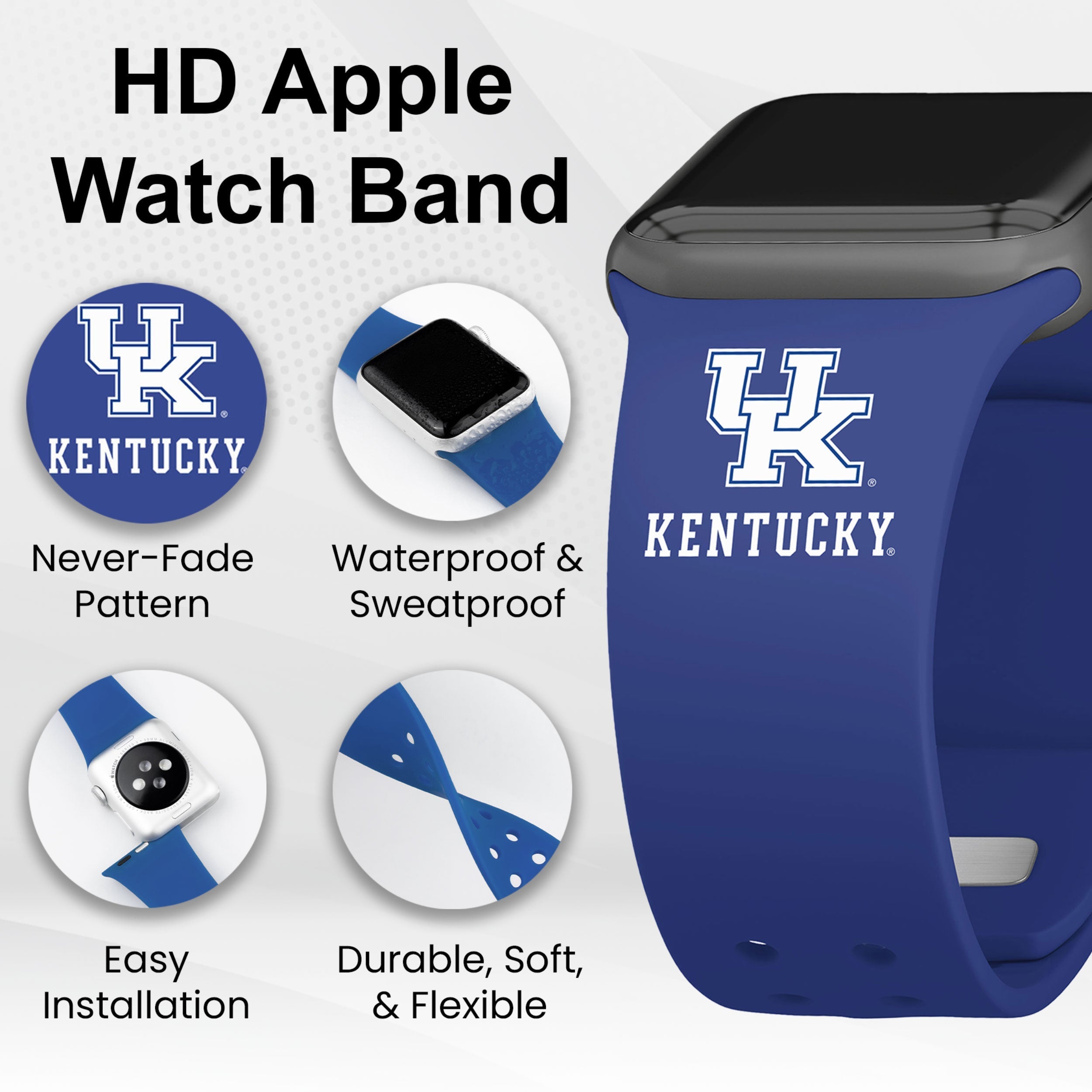 Kentucky Wildcats HD Apple Watch Band 20