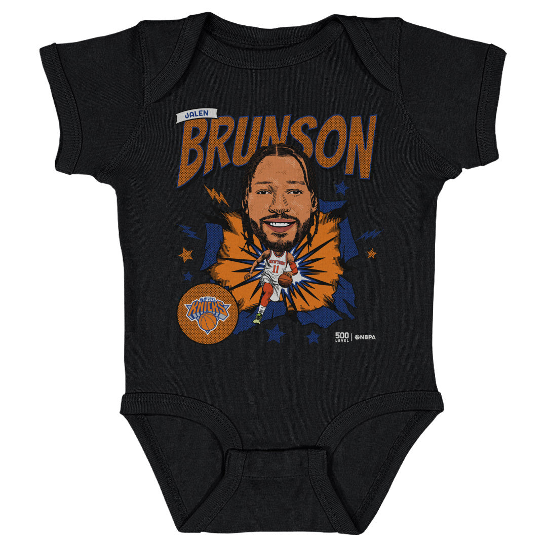 Jalen Brunson New York Knicks Caricature Retro