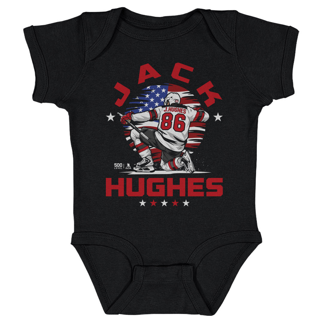 Jack Hughes New Jersey USA Flag Celebration