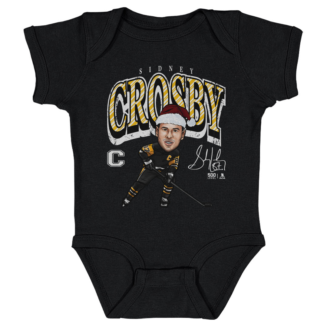 Sidney Crosby Pittsburgh Cartoon Santa Hat