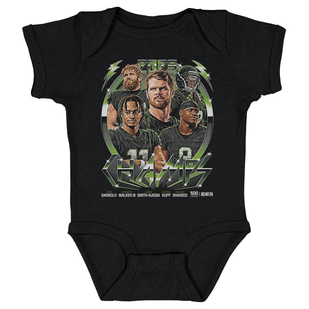 Seattle Football 2025 Champs Vintage Neon