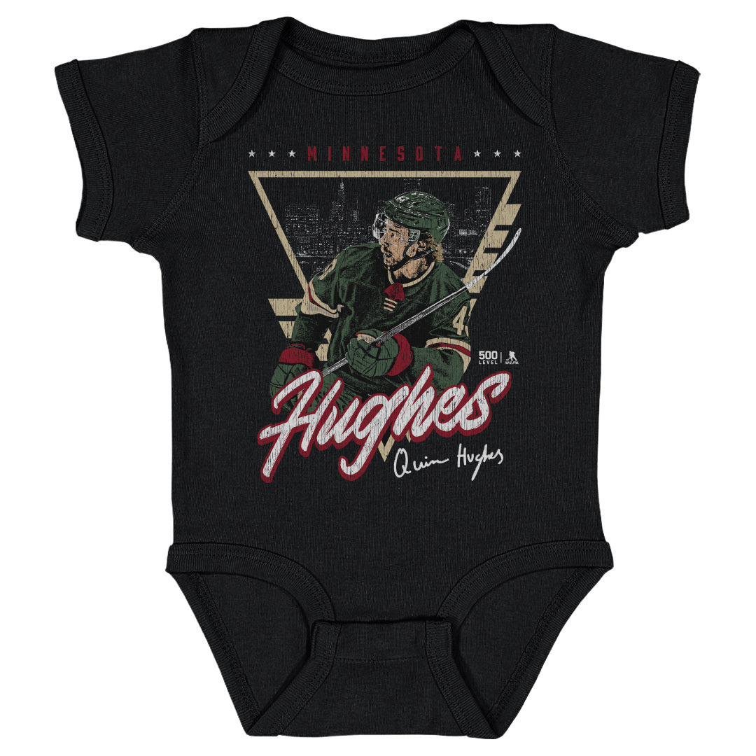 Quinn Hughes Minnesota Triangle Retro