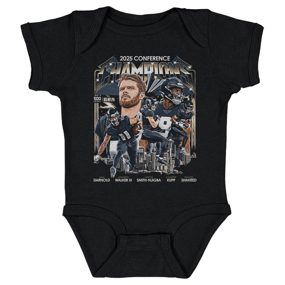 Seattle Football 2025 Conference Champions Vintage 2