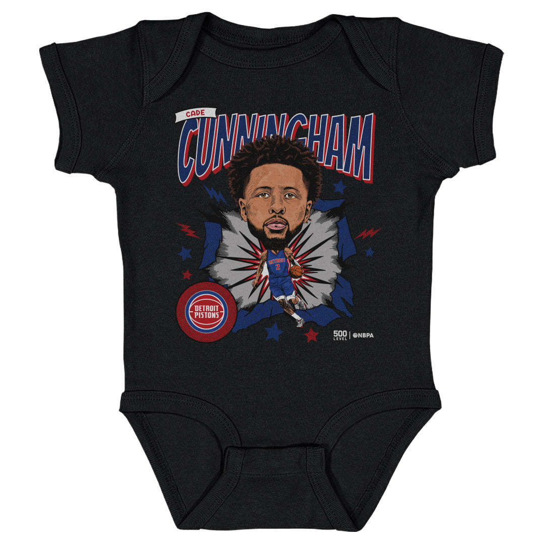Cade Cunningham Detroit Pistons Caricature WHT 1