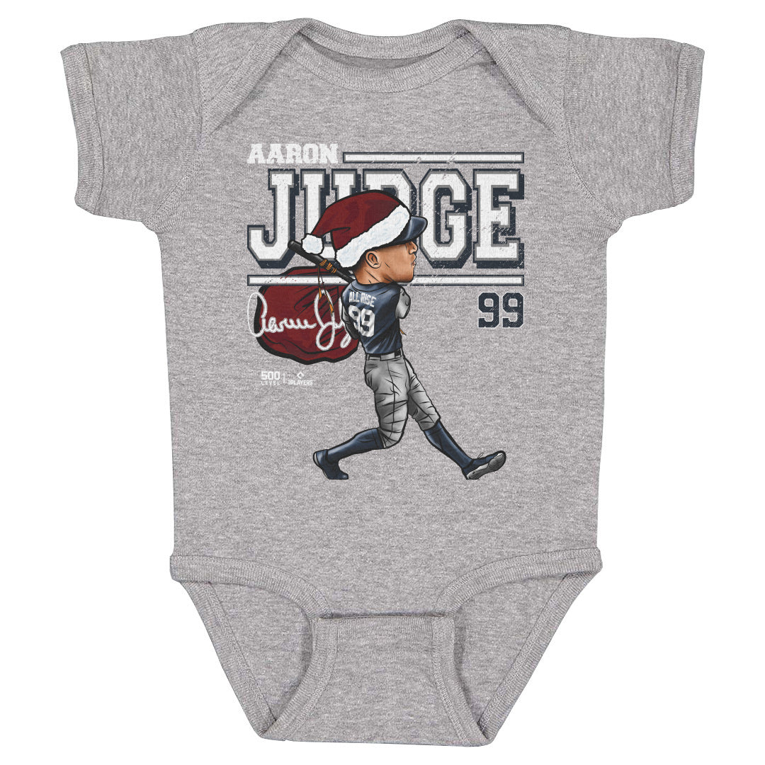 Aaron Judge New York Y Cartoon Santa Hat