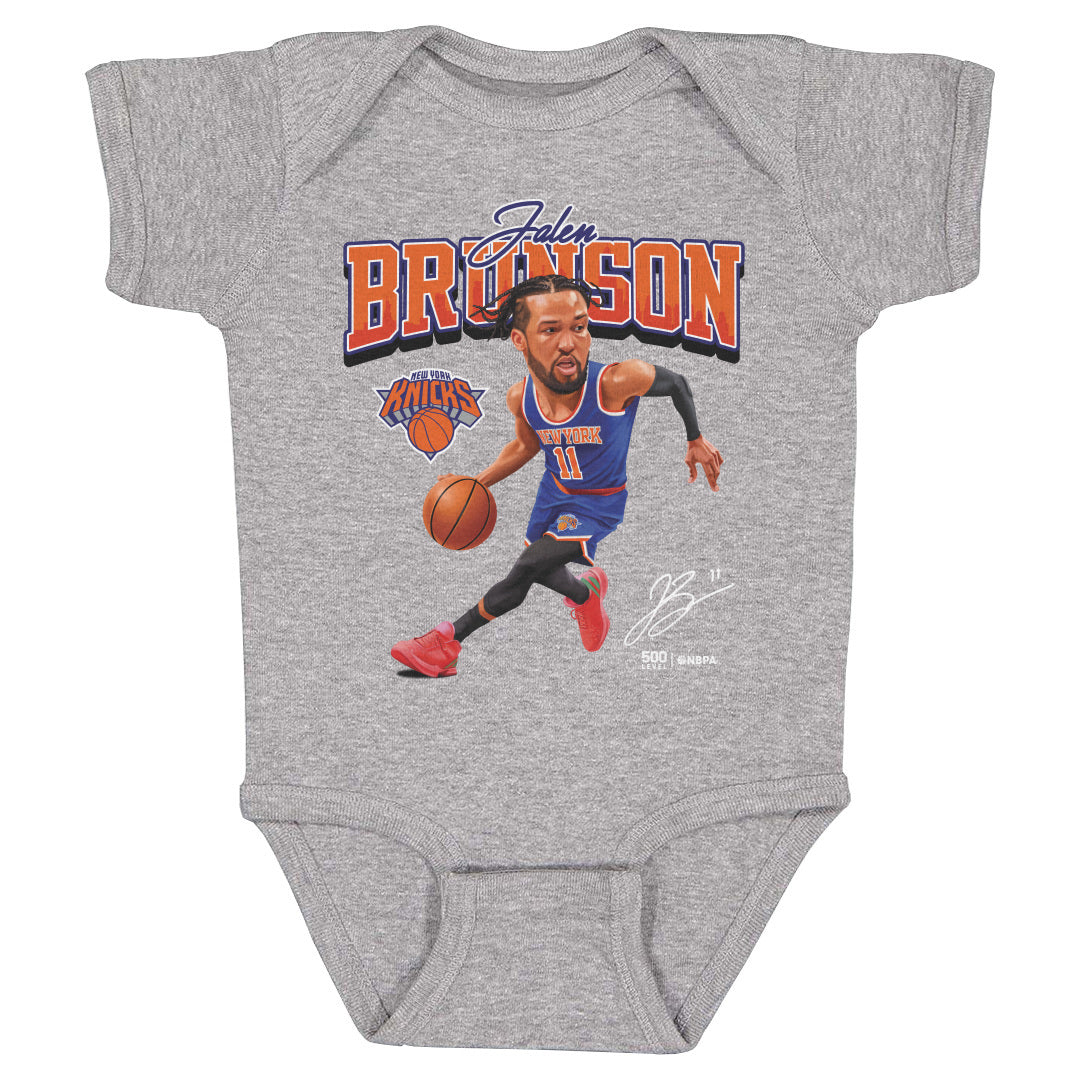 Jalen Brunson New York Knicks Caricature WHT 2