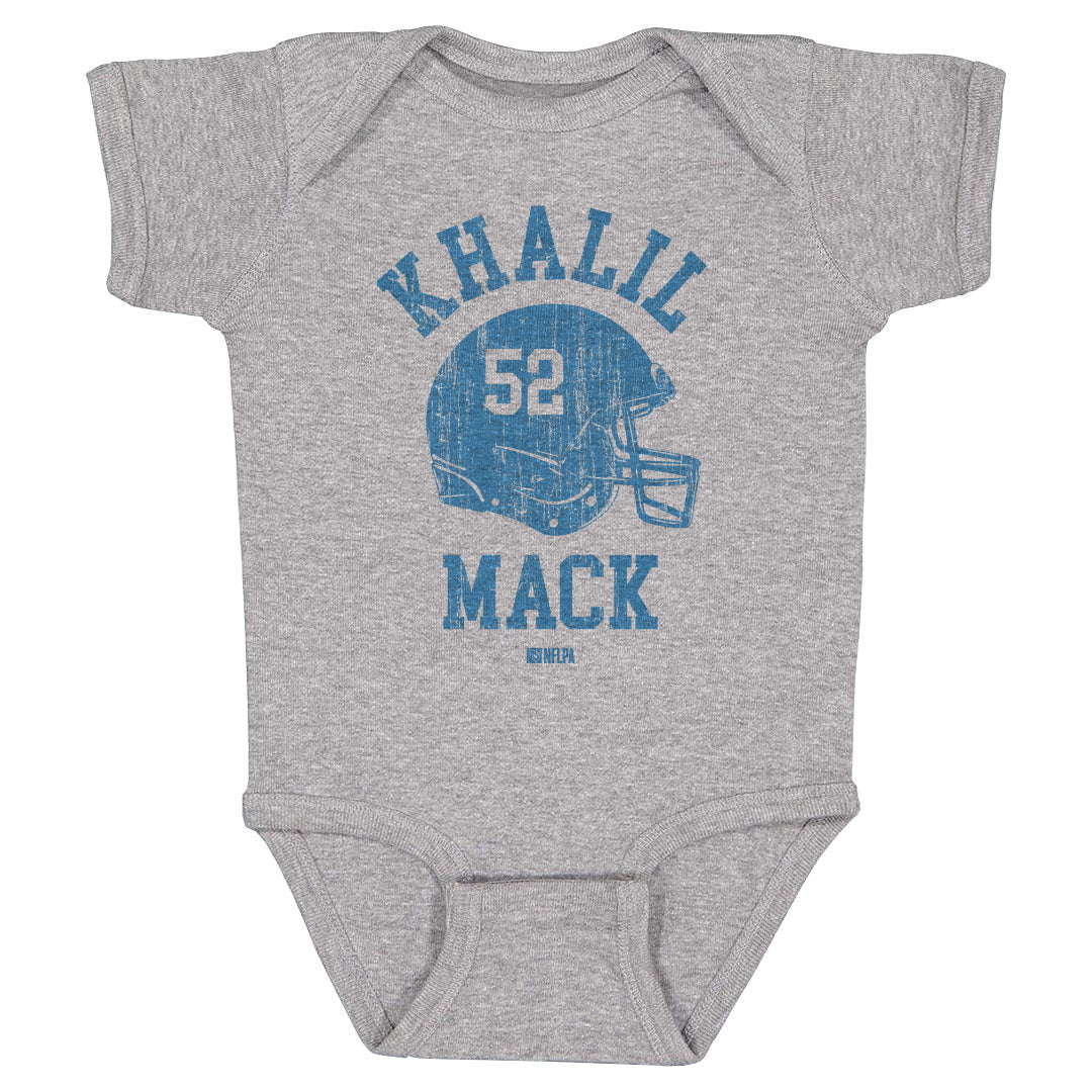 Khalil Mack Los Angeles C Helmet Font 2