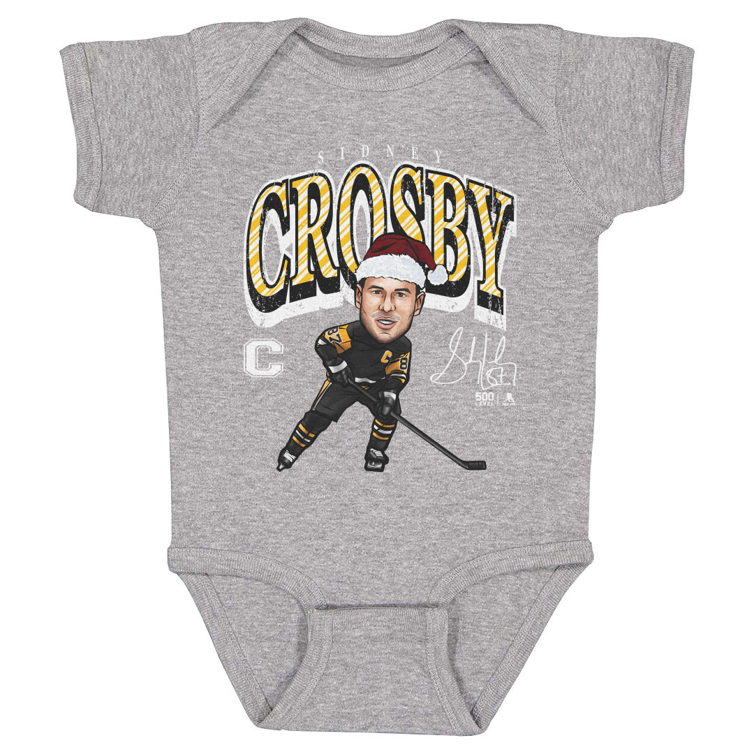 Sidney Crosby Pittsburgh Cartoon Santa Hat